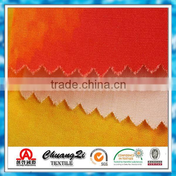 plain rayon flower print fabric