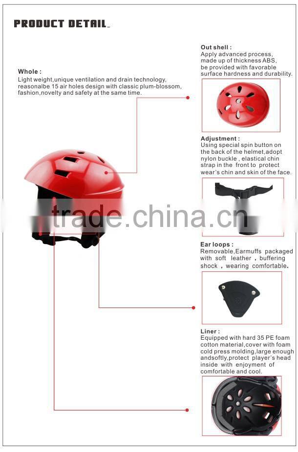 Comfortable leader water sports rafting safety helmets