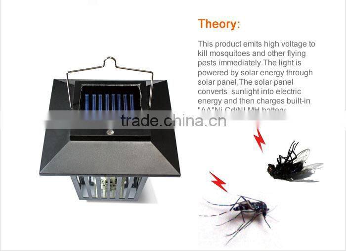 Eco-friendly feature and Repellent mosquito control solar powered electric mosquito repellent with LED light GH-327