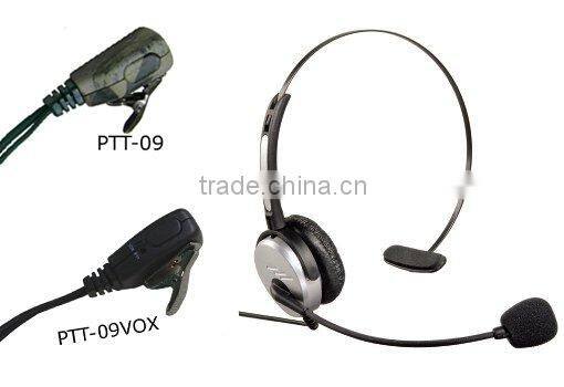Behind-the-head 2 Way Radio walkie talkie headsets
