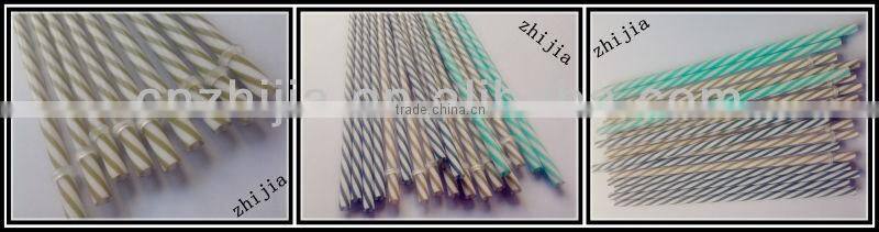 2015 double colour PP straws