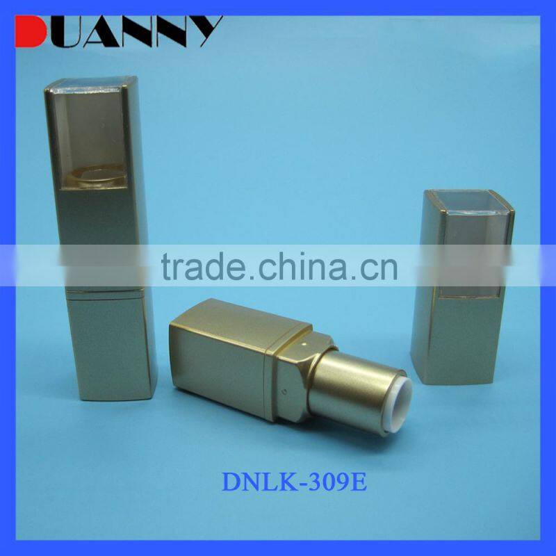 UV BLACK EMPTY SQUARE LIPSTICK CONTAINER WITH MIRROR FOR MAKEUP