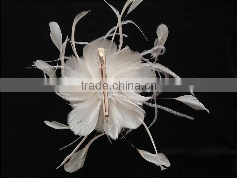 Graceful wedding fascinator wholesale bridal fascinator on clip