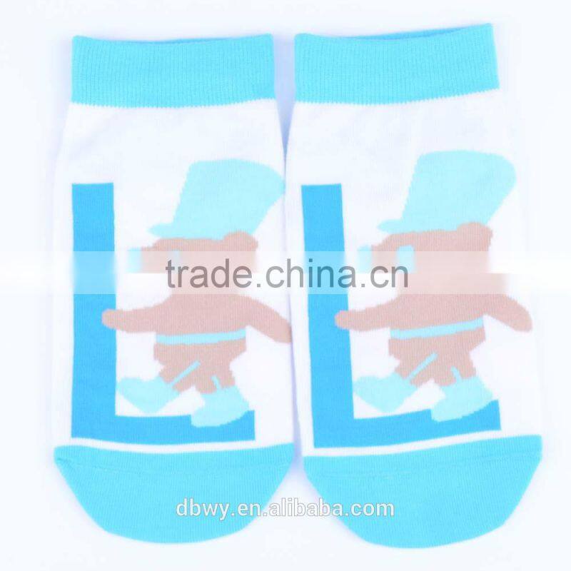 comfortable cute candy color animal pattern children tube socks for girls and boys