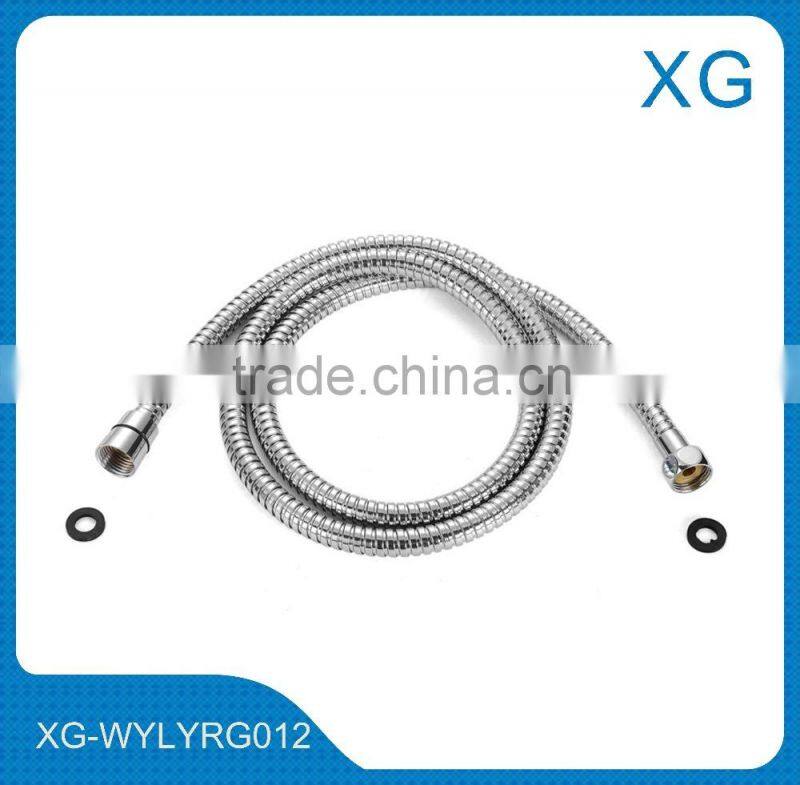 Bathroom stainless steel shower hose PVC inner tube/EPDM inner tube/EPDM braided tube/flexible extension steel shower hose 1.5m