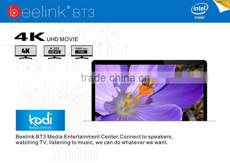 TOPLEO Beelink BT3 Windows10 PC intel Z8300 2G Ram 4K TV BOX Android Style 60GB rom MX3