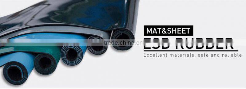 2-3 mm thickness ESD Rubber Mat, glossy rubber mat, anti static table mat