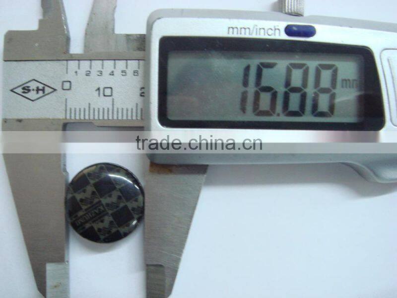 17mm popular garments accessory elegant drop rubber snap button