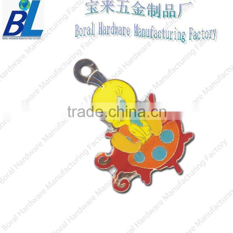 Mini metal shoe shaped couples phone strap pendant