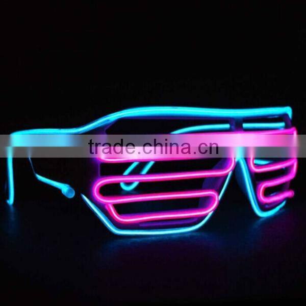 3d glasses New Plastic glasses case With Flashing Light