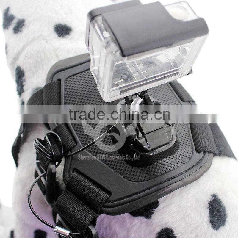 Newest wholesale go pro accessories pet dog harness accessories kit used for go pro hero 4