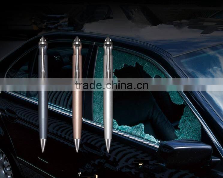 high quality tactical pen self defense for busimess men , novelty tungsten steel tip pen