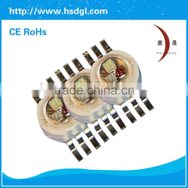 2016 shenzhen high brightness multi chip led 520nm 620nm 460nm 3w RGB LED MODULE