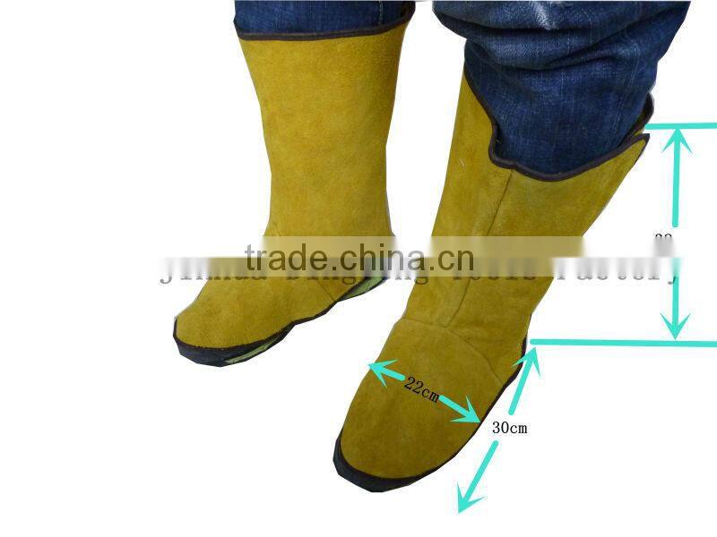 cow split lethare foot cover machine