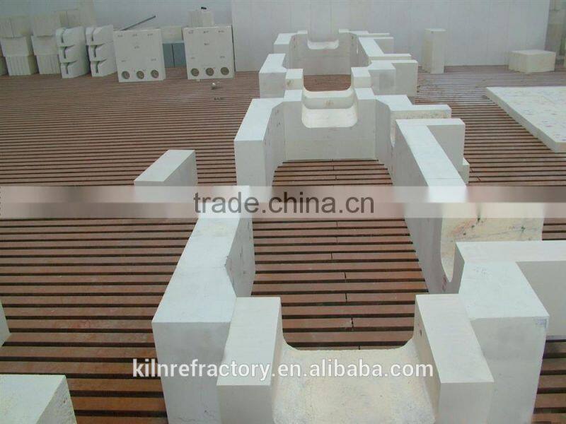 Fire Resistant Furnace Corundum Brick Fused Cast Alpha-Beta Alumina Block