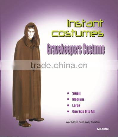 Brown Sexy fancy dress Gravekeepers party halloween costume