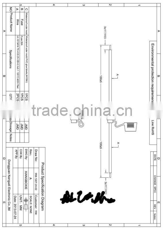20 amp heavy duty inline fuse holder with 14 guage