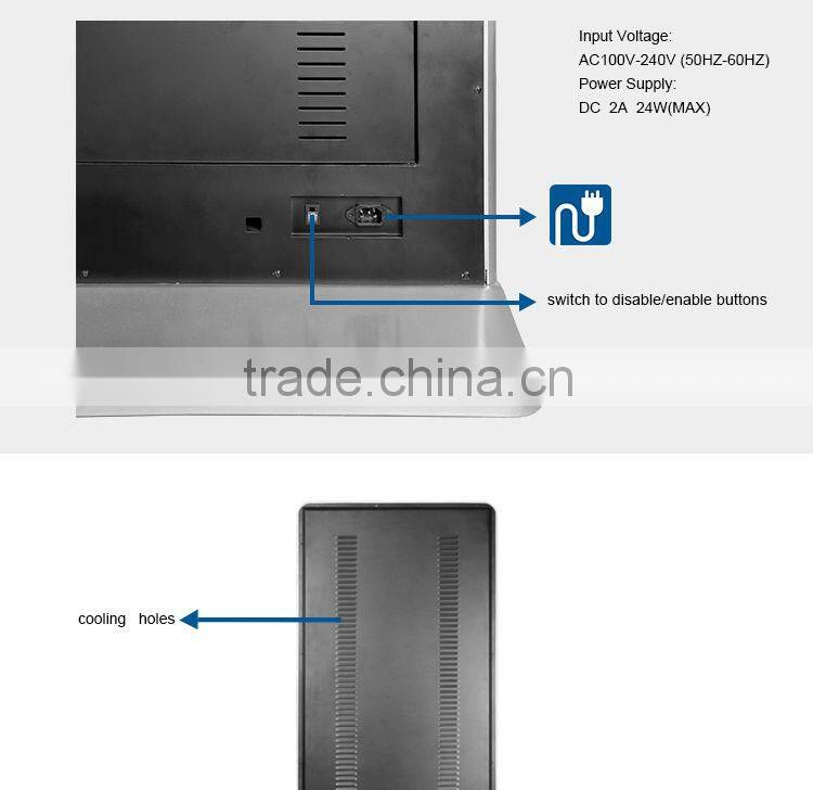 Flintstone Freestanding Stand Alone Advertising LCD Display solo/42 inch indoor advertising equipment for hotel lobby