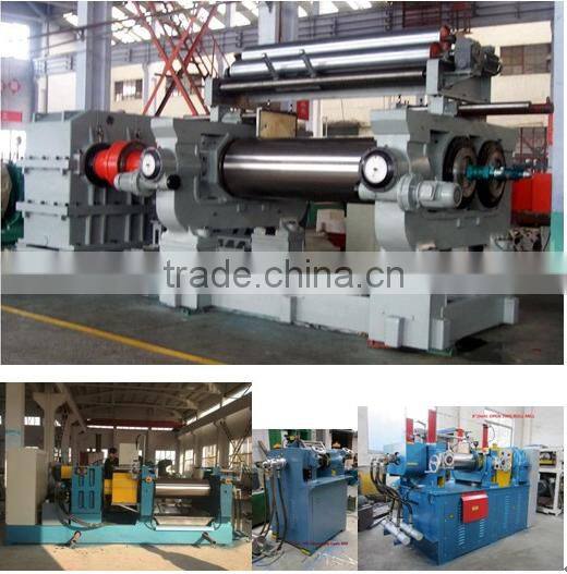 Competitive XK-450 open rubber mill for making eva mat production line / fine quality open mixing mill for rubber