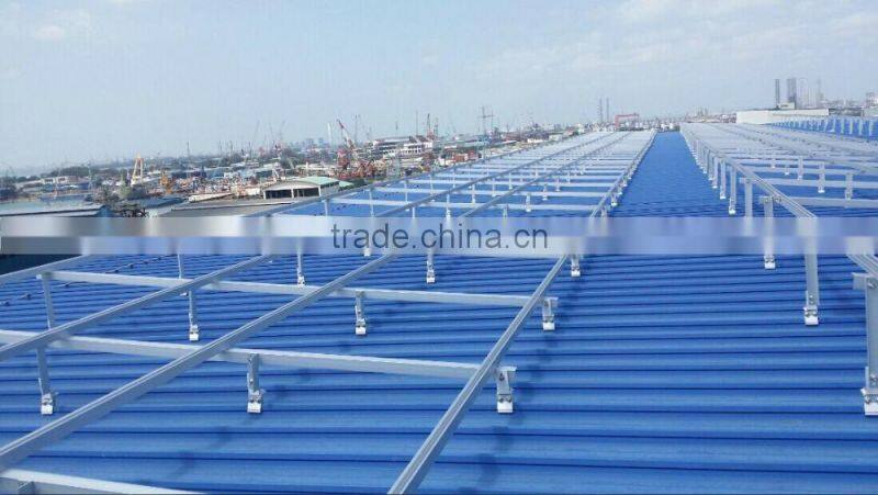 rooftop solar panel mount for seam roof