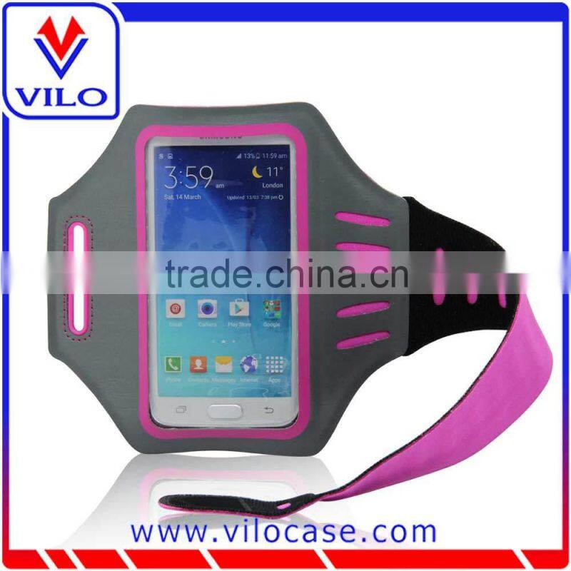 beautiful design card holder earphone jogging sports armband for running
