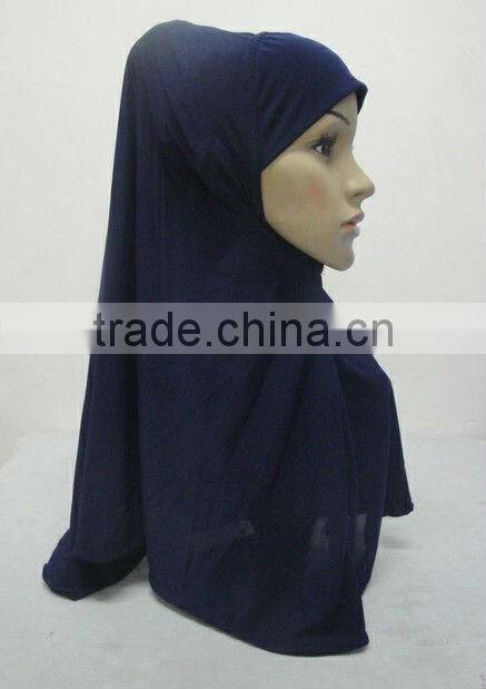 H188 plain muslim hijab,simple comfortable hijab