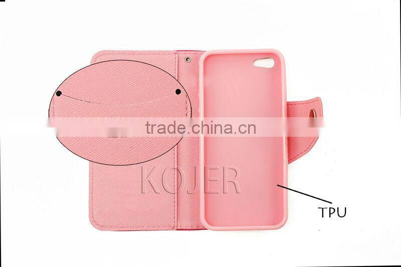 Wallet Case for Iphone 4/4s-Pink