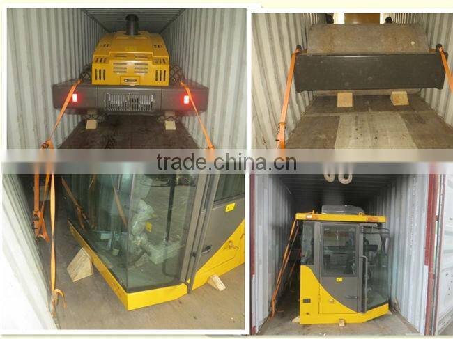 18Ton Mechanical single drum Road Roller with Cummins engine ,sheep foot for sale