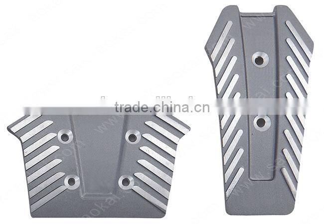 Universal racing foot rest pedal pads fit to automatic transmission cars