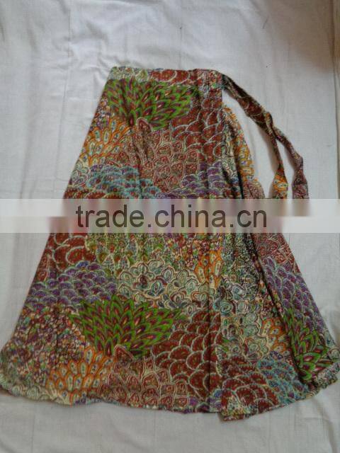 new printed ladies long skirts