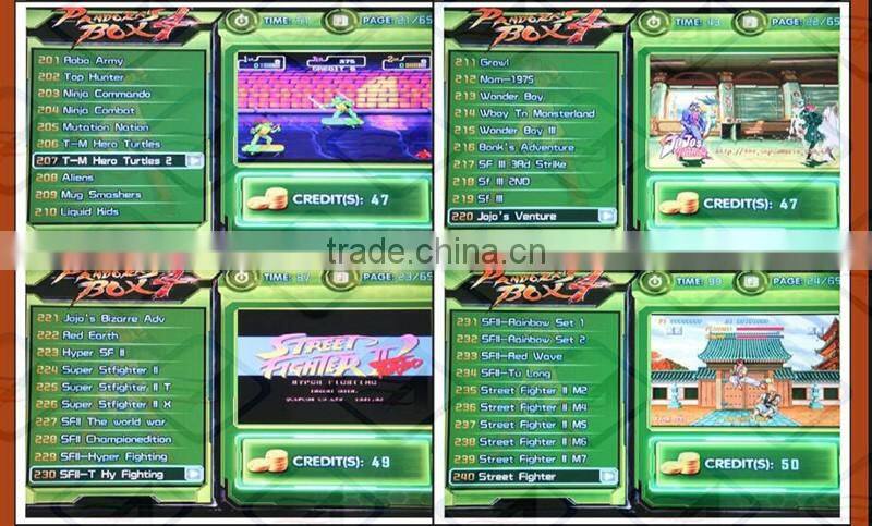 Pandora Box 4 Jamma 645 Games Board 2 Player Individual Arcade Joystick Controller Kits Suitable for LCD TV PC Games