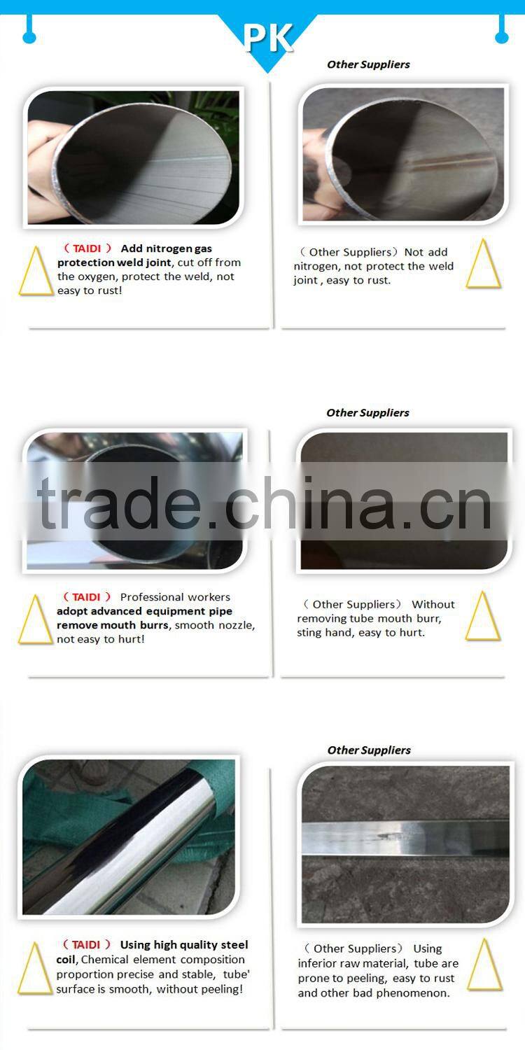 decorative stainless steel pipe for india market