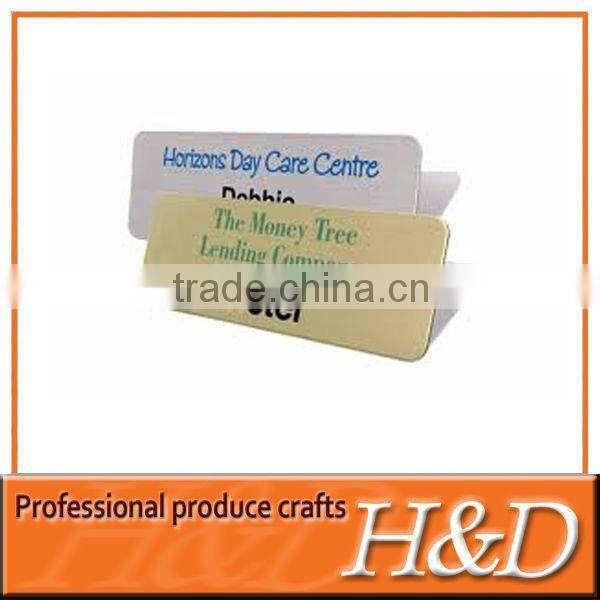 rigid sizzle metal nameplates for shoes