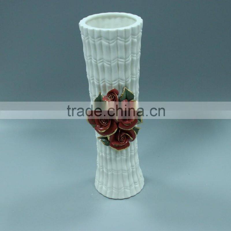Wholesale decorative beautiful ceramic big size vases for sale
