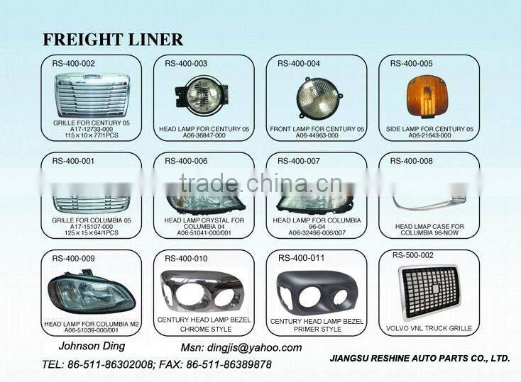 Freightliner columbia truck grill, freightliner front radiator Grill A17-15107-000