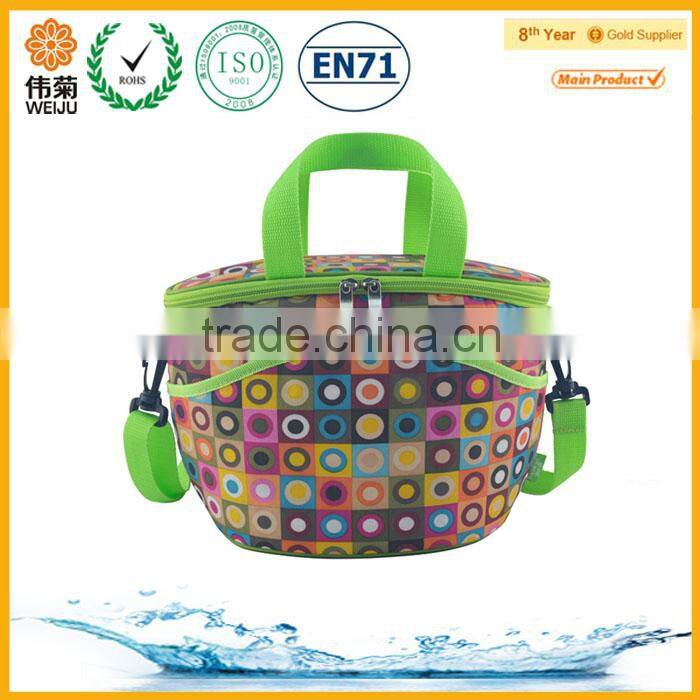 2016 new arrival product croco leather cosmetic cooler bag