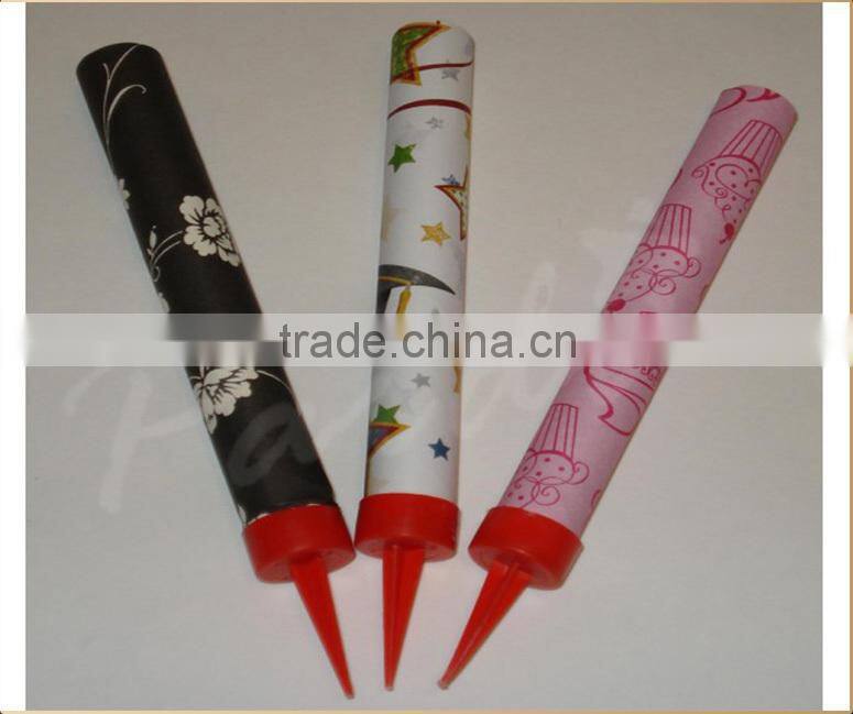 Assorted colored flame champagne bottle sparklers fireworks