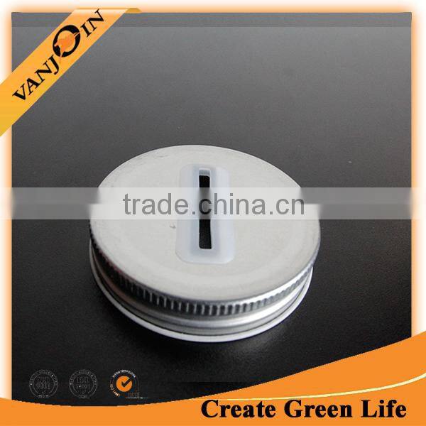 Regular Mouth 70mm Coin Slot Silver Lids