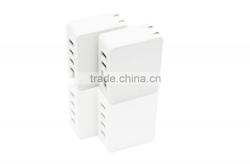 European Plug 4-PORT USB Charger Phone Charger