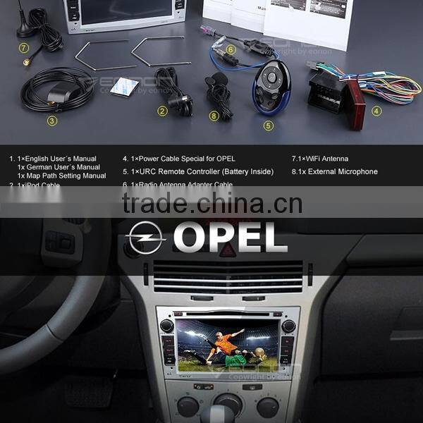 EONON GM5155 Sliver 7 Inch Digital Touch Screen Car DVD Player with Screen Mirroring Function& Built-in GPS For OPEL
