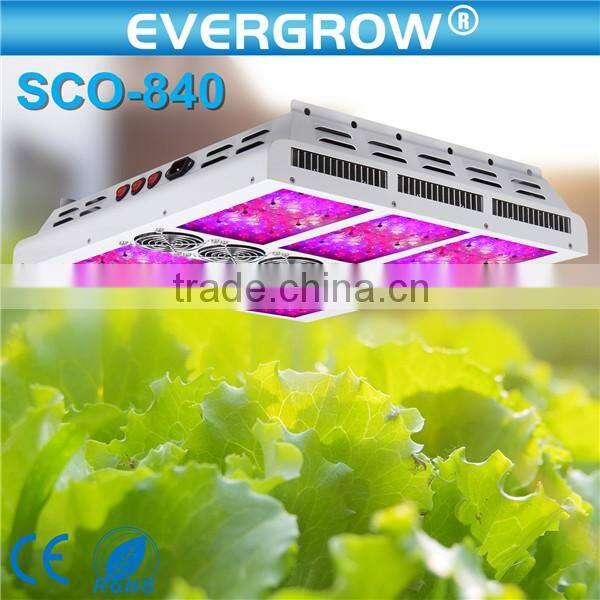 EverGrow Led Grow Light 600W Hydroponic Plant Veg Flower TrueWatt 400W