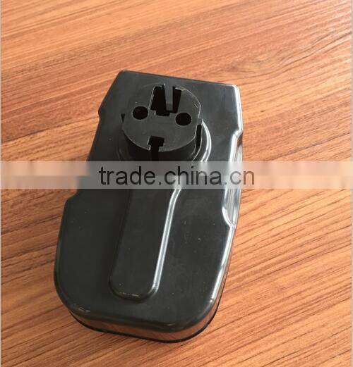 China manufacturer custom made engineering machine spare parts PC plastic plug injection molding part