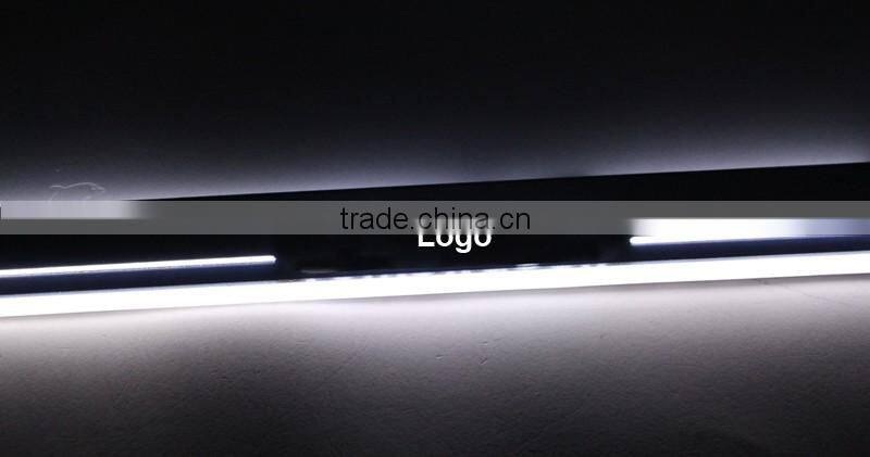 1 Pair Car LED Flash Door Sills Moving Scuff Plate Light Panel Front Door For European Volkswagen Passat CC 2012-2015