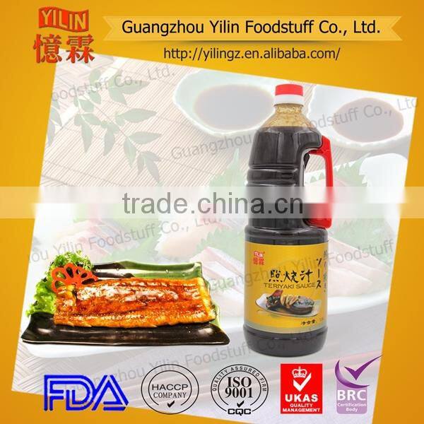 1.8L teriyaki sauce manufacture china with oem servie
