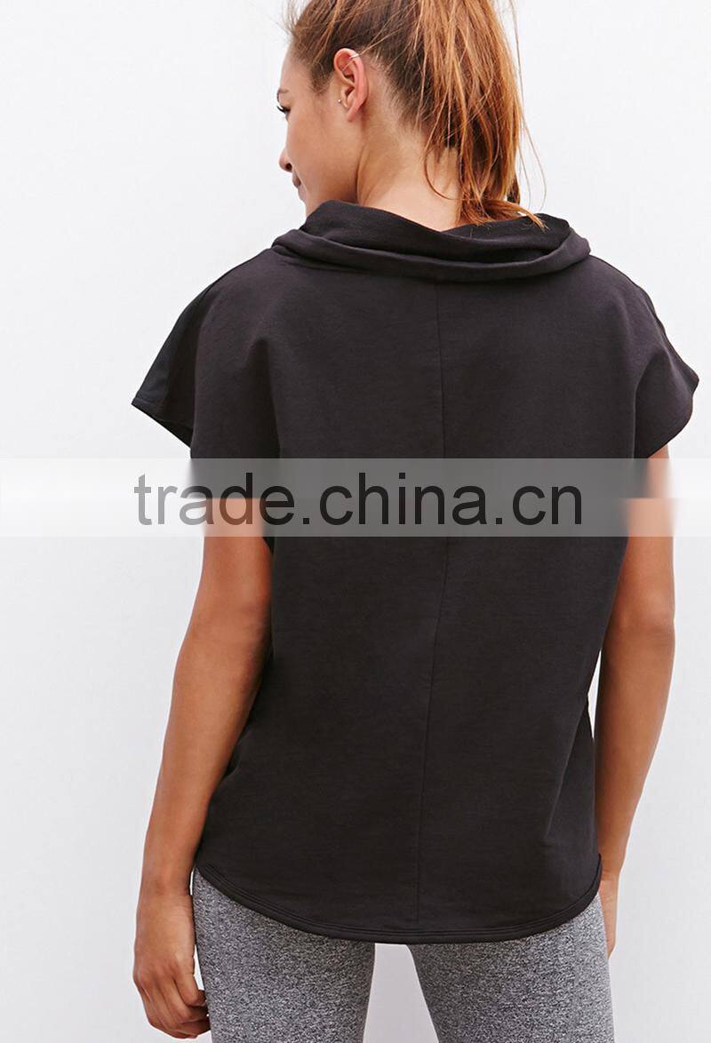 sleeveless athletic pullover oversized hoodie