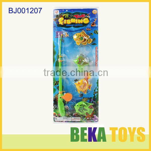 Hot summer toys happy kids toy funny magentic plastic fishing toys small kids fishing game toy
