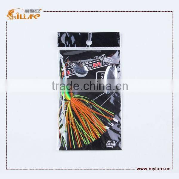 New Fishing Tackle Lure Skirt Bait Metal Spinner Bait