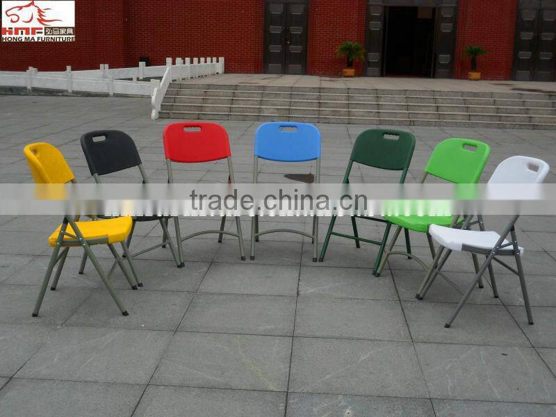 CHEAP OUTDOOR HIGH QUALITY PLASTIC FOLDING CHAIR FOR EVENT AND RENTAL
