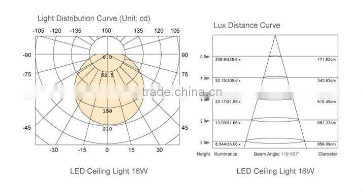 16W Led Ceiling Light