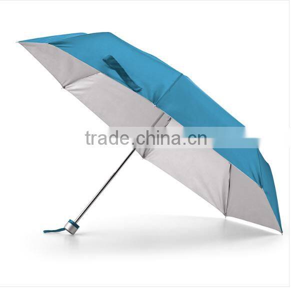 21 inch manual Double Layer 3 Fold Umbrella , Umbrella With Cheap Price